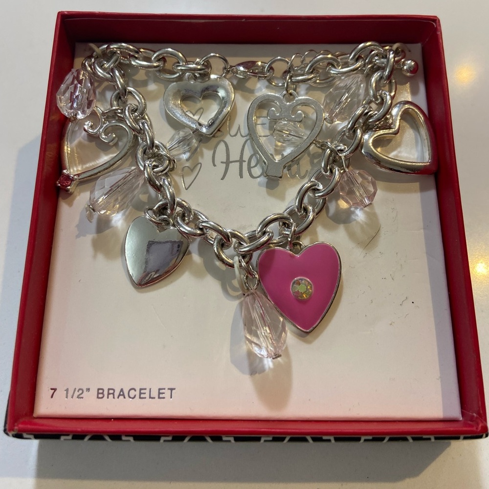 Heart Charm Bracelet